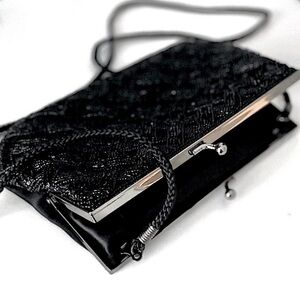 LANCOME Black Evening Clutch